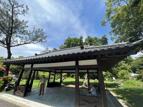 修復後的歷史建築新化神社遺構