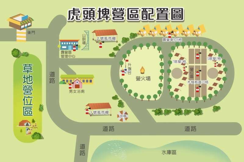 露營區配置圖